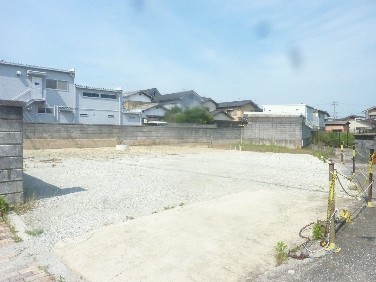 平成筑豊鉄道金田駅前の利便性が良い更地です。